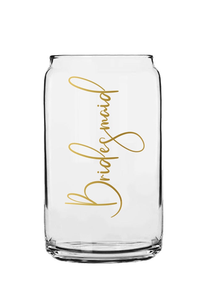 Bridesmaid - Personalised Glasses