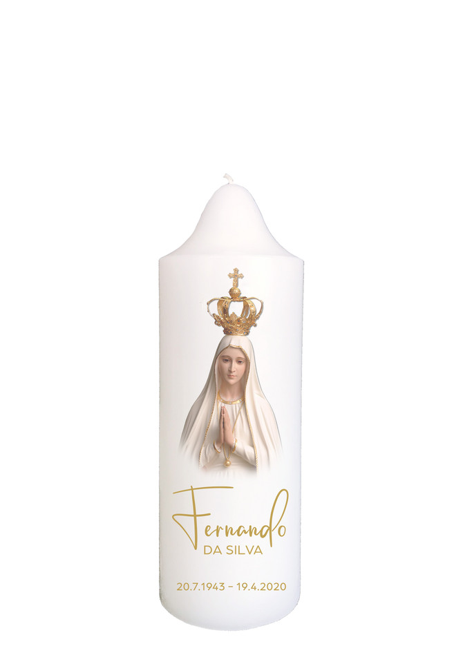 'Our Lady of Fatima' Candle