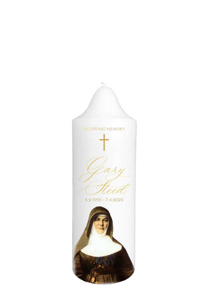 St Mary MacKillop - Memorial Candle