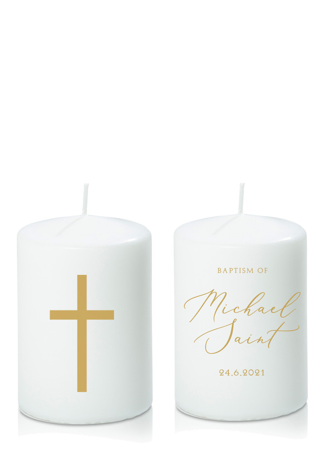 Large Cross - Candle Favour