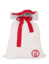 2 letter Circle Mono - Personalised Santa Sack