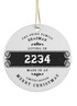 2234 Style 1 - Personalised Bauble