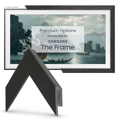 Deco TV Frames - 43" Slim Bezel for Samsung The Frame TV - Museum Espresso