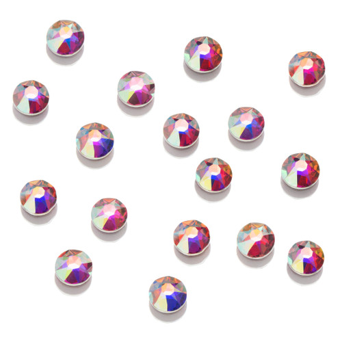 FLATBACK RHINESTONES - 144pk AB SS12