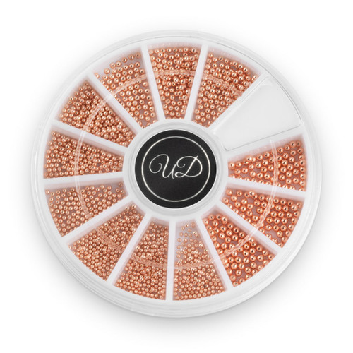 CLEAR AS MUD CAVIAR BEADS Rose Gold