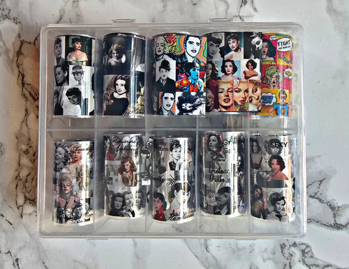 NAIL ART TRANSFER FOIL SHOWSTOPPER BOX SET