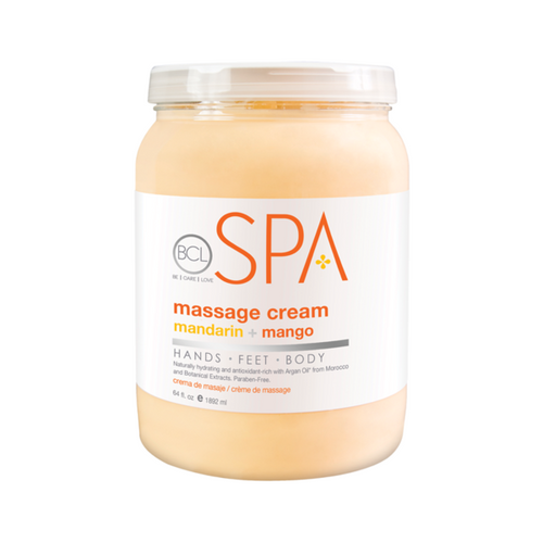 BCL Spa Massage Cream - Mandarin & Mango 64oz