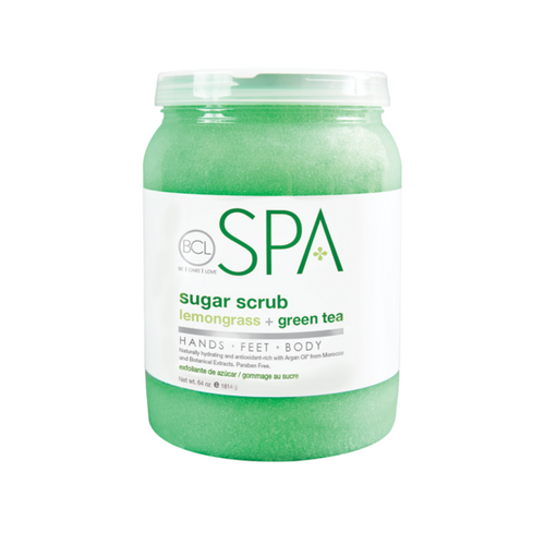 BCL Spa Sugar Scrub - Lemongrass & Green Tea 64oz