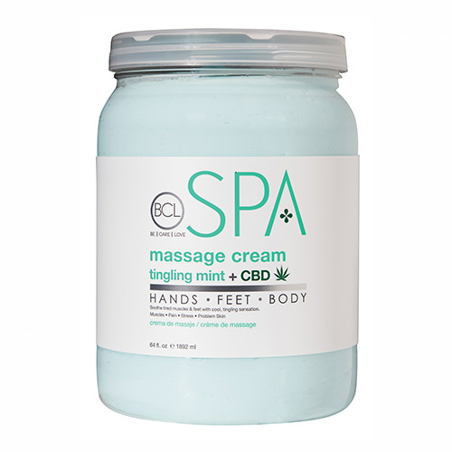 BCL Spa Moisture Mask - Tingling Mint + CBD 64oz