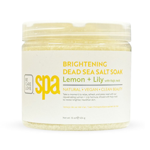 BCL SPA Brightening Dead Sea Salt Soak 16oz Lemon + Lily