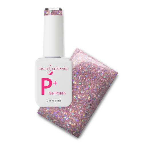 Light Elegance P+ Soak Off Glitter Gel - Free Spirit