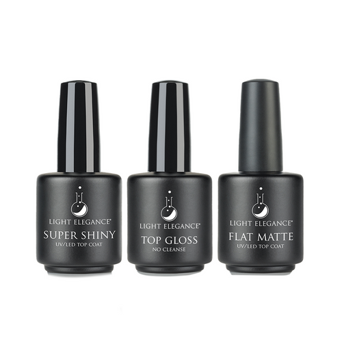 Light Elegance Hard Gel Top Coat Bundle