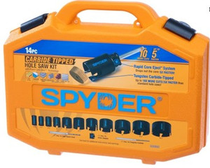 Hole Saw Kit 14 PC Carbide Tipped (Wood/Masonry) Hole Saw Kit 14 PC Carbide Tipped (Wood/Masonry)