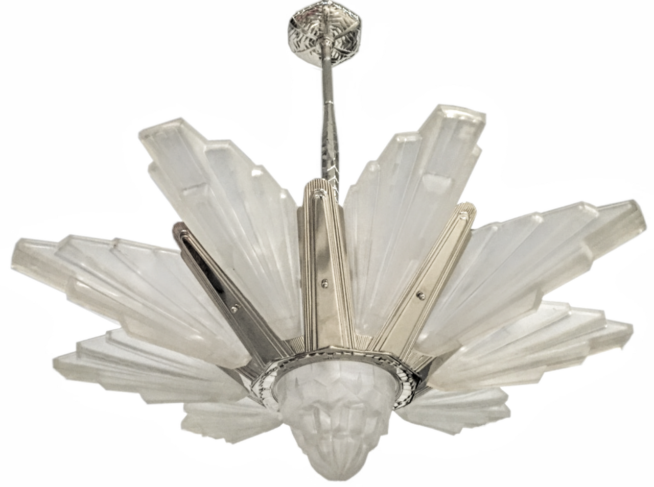 reproduction art deco chandelier