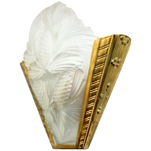 Pair of French Art Deco Pine Cone Wall Sconces LU161924753943