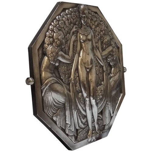 French Art Deco Medallion by Pierre Turin LU161924174933