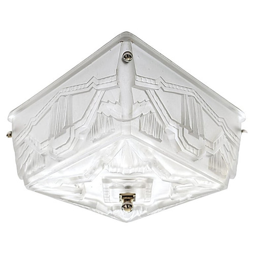 French Art Deco Flush or Pendant Chandelier by Sabino