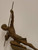 French Art Deco Hunter with a spear Sculpture by R. Varnier 