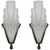 Pair of French Art Deco Wall Sconces by Hanots 