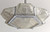 French Art Deco Pendant Chandelier by Hanot