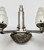French Art Deco Waterfall Wall Sconces Signed by Sabino