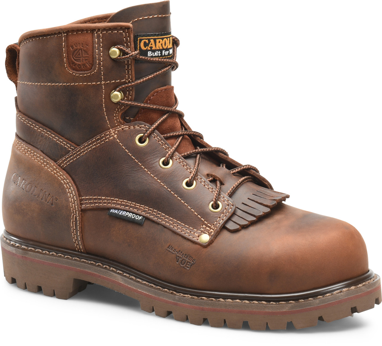 carolina men's 6 steel toe waterproof work boots