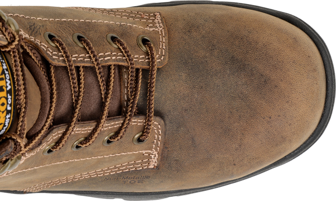 Carolina CA3536 Mens 14 D Brown Leather Waterproof Composite Toe Work Boots Shoe Carolina CA5520 6” COMPOSITE WATERPROOF BROAD main image 2