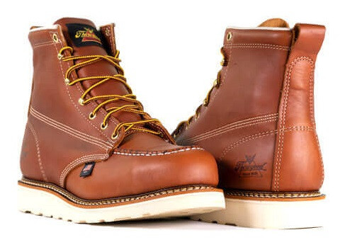 Men Thorogood Slip On Thorogood Boots: Men's 804-4320 Brown Slip1