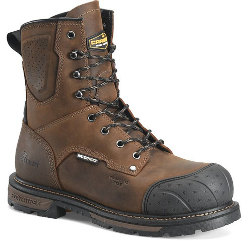 Carolina PowerTrex Blockade Men's 8” Waterproof Composite Safety Toe Work Boot CA3701