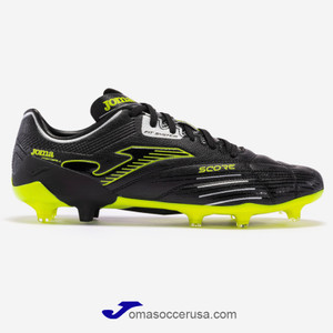 JOMA SCORE 2301 Black Firm Ground Soccer Cleats JOMA SCORE 2301 Black Firm Ground Soccer Cleats