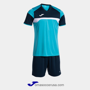 JOMA DANUBIO III Turquoise Team Uniform Set JOMA DANUBIO III Turquoise Team Uniform Set