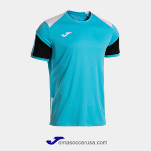 JOMA DANUBIO Turquoise Short Sleeve Team Jersey JOMA DANUBIO Turquoise Short Sleeve Team Jersey
