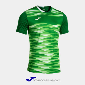JOMA TIGER VII Green Short Sleeve Team Jersey JOMA TIGER VII Green Short Sleeve Team Jersey