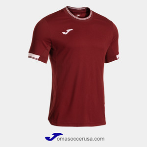 JOMA Toletum VI Burgundy Short Sleeve Team Jersey JOMA Toletum VI Burgundy Short Sleeve Team Jersey