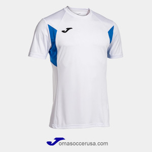 JOMA WINNER III White Blue Short Sleeve Team Jersey JOMA WINNER III White Blue Short Sleeve Team Jersey