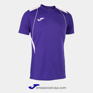 JOMA CHAMPIONSHIP VII Purple Short Sleeve Team Jersey JOMA CHAMPIONSHIP VII Purple Short Sleeve Team Jersey