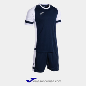 JOMA LIDER Navy White Team Uniform Set JOMA LIDER Navy White Team Uniform Set