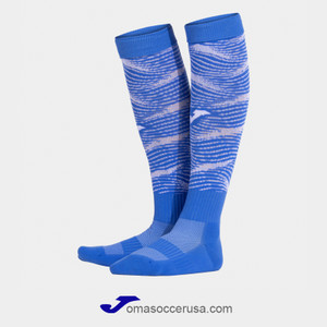 JOMA LIGA Royal Blue White Team Socks JOMA LIGA Royal Blue White Team Socks