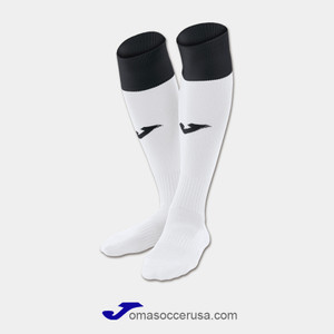 JOMA CALCIO 24 White Black Team Socks JOMA CALCIO 24 White Black Team Socks