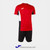 JOMA DANUBIO II Red Black Team Uniform Set JOMA DANUBIO II Red Black Team Uniform Set