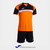 JOMA DANUBIO III Orange Black Team Uniform Set JOMA DANUBIO III Orange Black Team Uniform Set