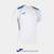 JOMA CHAMPIONSHIP VII White Blue Short Sleeve Team Jersey JOMA CHAMPIONSHIP VII White Blue Short Sleeve Team Jersey
