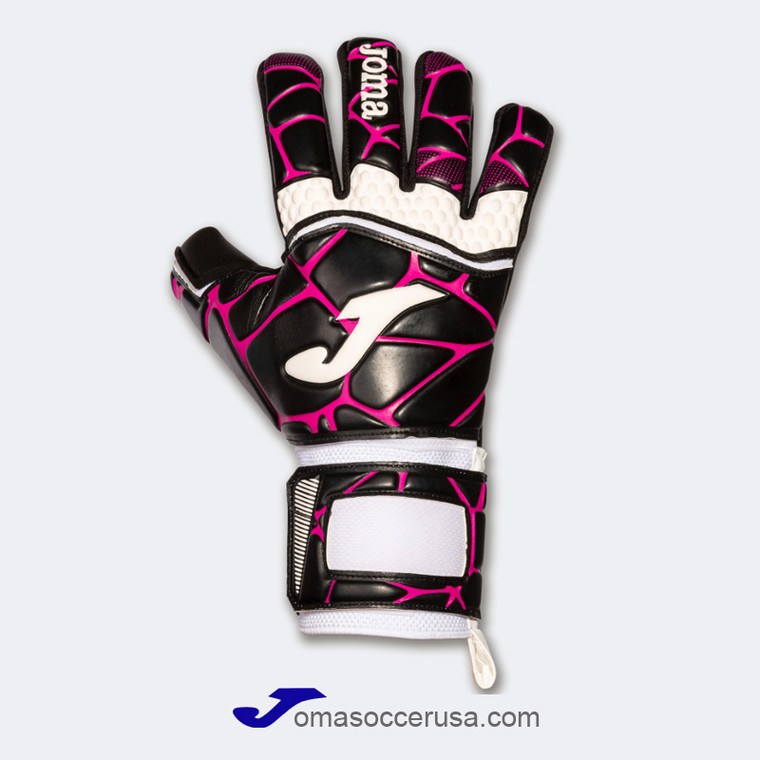 JOMA Pro Goalkeeper Gloves, Black-Pink JOMA Pro Goalkeeper Gloves, Black-Pink