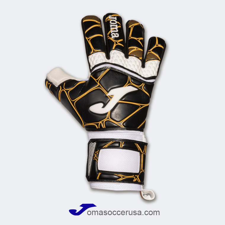 JOMA Pro Goalkeeper Gloves, Gold-Black JOMA Pro Goalkeeper Gloves, Gold-Black