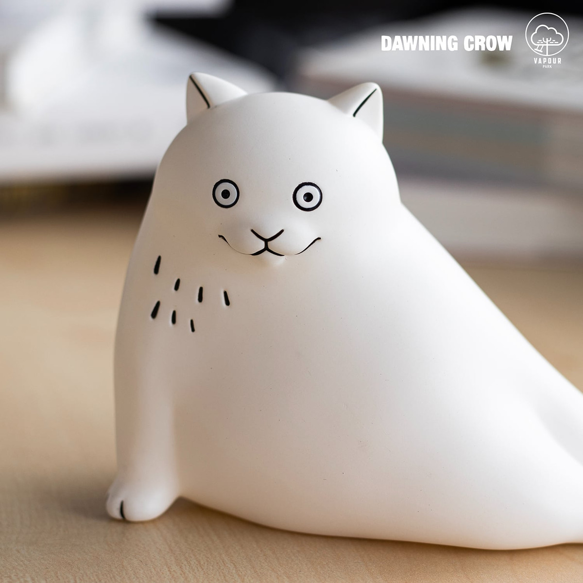 The White Cat by Vapour Park X Dawning Crow - myplasticheart