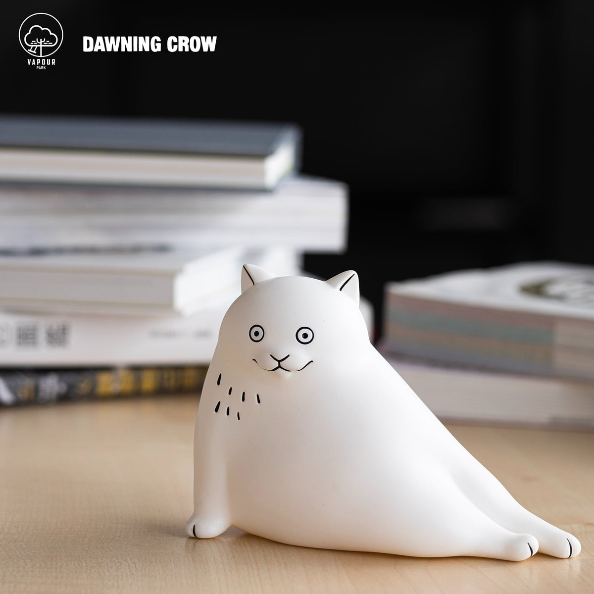 The White Cat by Vapour Park X Dawning Crow - myplasticheart