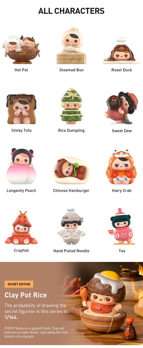 Pucky The Feast Series Blind Box - myplasticheart