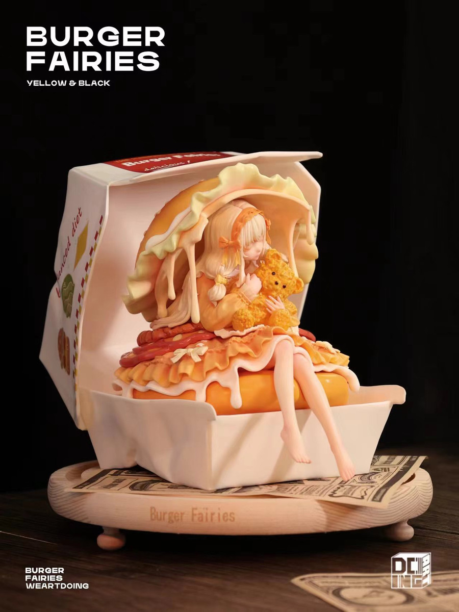 【BURGER FAIRIES】スリーピングビューティー フィギュア The Sleeping Beauty Burger Fairies Yellow PRE-ORDER SHIPS Q1
