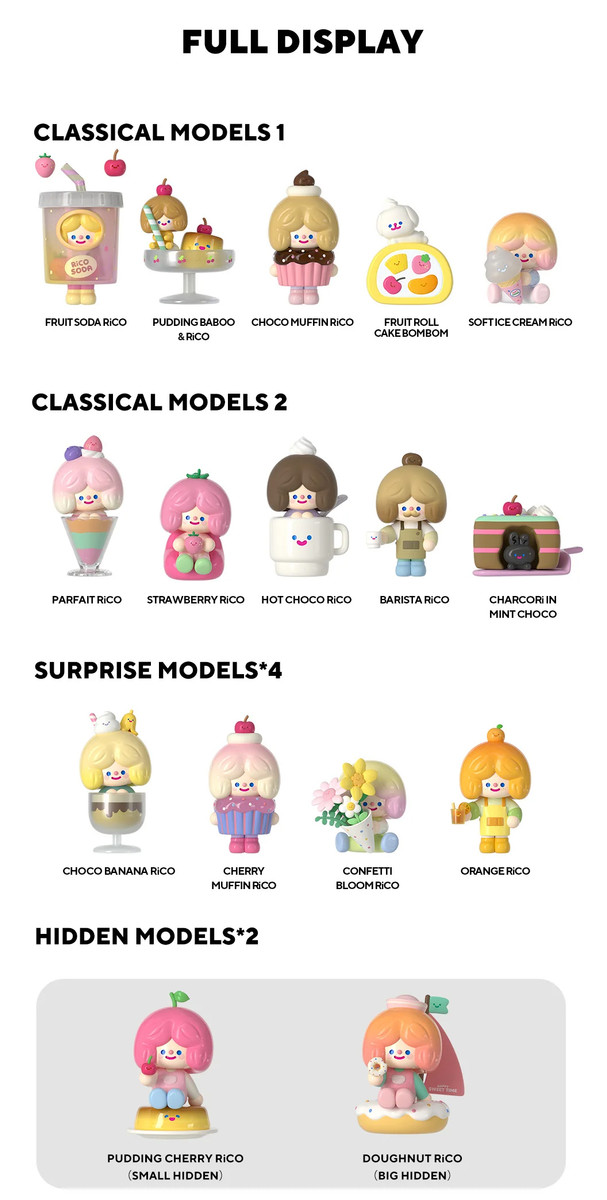 RiCO Happy Sweet Time Series Blind Box by RiCO - myplasticheart