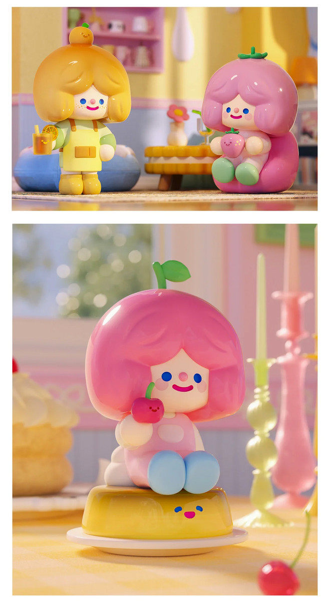 その他 Popmart F.UN Rico Sweet Days RICO HAPPY SWEET DAYS Blind Box Figurine Toys Afternoon Tea